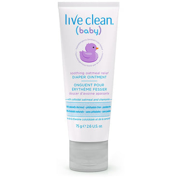 Live Clean Baby Soothing Oatmeal Relief Diaper Ointment